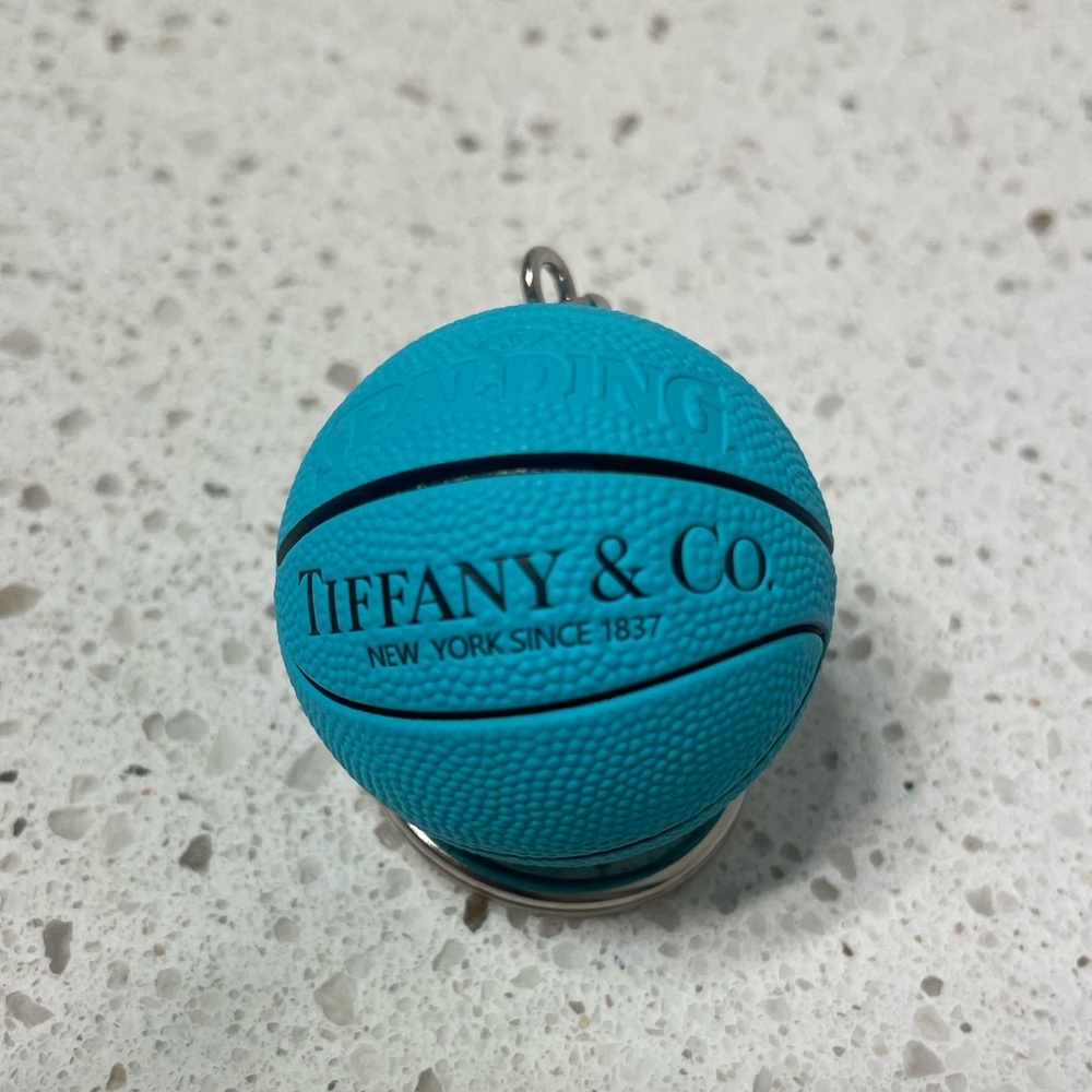 Tiffany Co basketball keychain